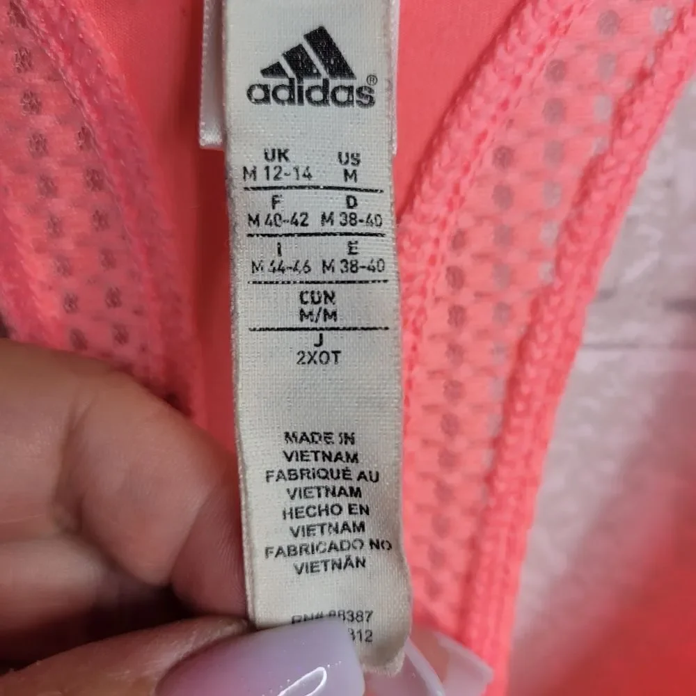 Adidas Hot Pink Athletic Tank Top - Picture 3 of 6